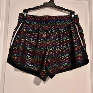 Athletic Works x Walmart (XXL) NWOT Rainbow Geometric Pattern Shorts
